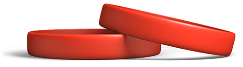 オリジナルシリコンバンド工房ブライトレッド